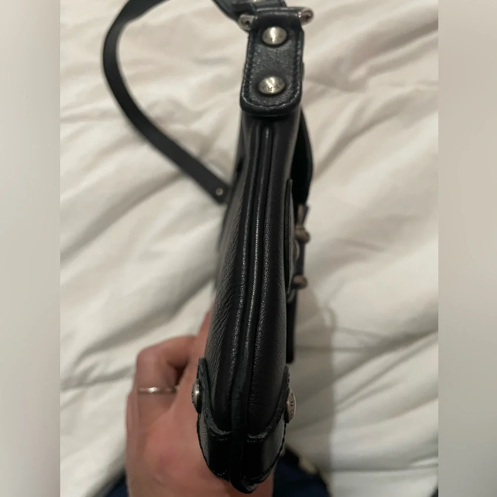Burberry Black Leather Shoulder Bag